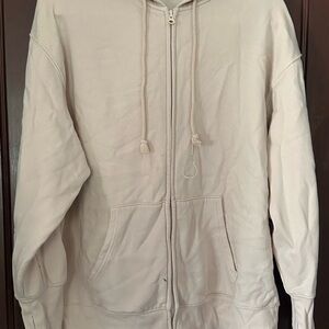 Wild Fable Off-White Fleece Jacket